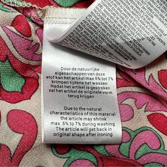 Esqualo Spanish Designed Baroque Print Blouse Sz 12 - Picture 9 of 9